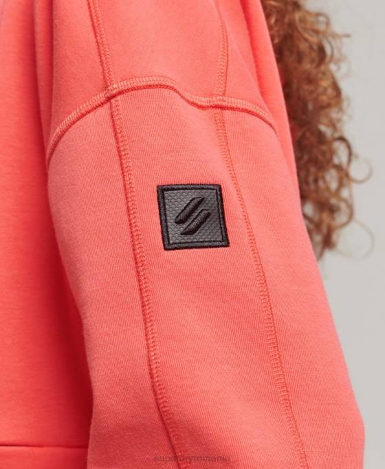 Superdry hanorac cu zip code tech îmbrăcăminte coral femei JX0Z5888