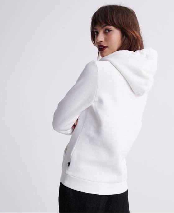 Superdry hanorac cutie reflectorizante cu logo vintage îmbrăcăminte cremă femei JX0Z3511