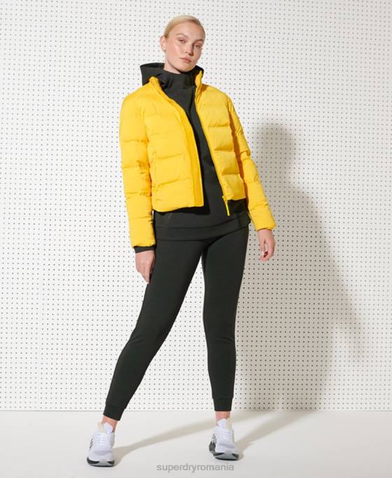 Superdry hanorac de antrenament cu jumătate de fermoar deasupra capului îmbrăcăminte kaki femei JX0Z6124