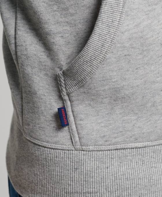 Superdry hanorac de baseball cu logo vintage îmbrăcăminte verde bărbați JX0Z576