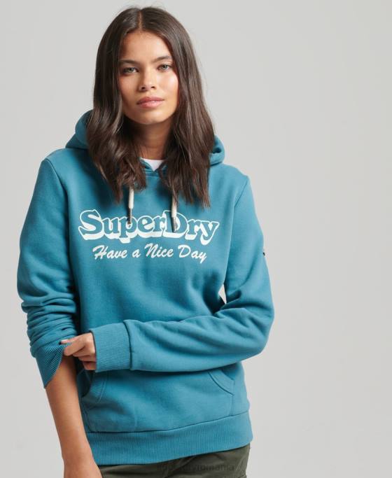 Superdry hanorac de călătorie îmbrăcăminte verde femei JX0Z6081