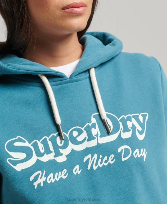 Superdry hanorac de călătorie îmbrăcăminte verde femei JX0Z6081