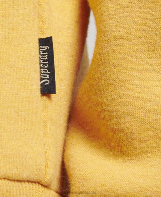 Superdry hanorac de epocă în relief clasa cooper îmbrăcăminte galben bărbați JX0Z692