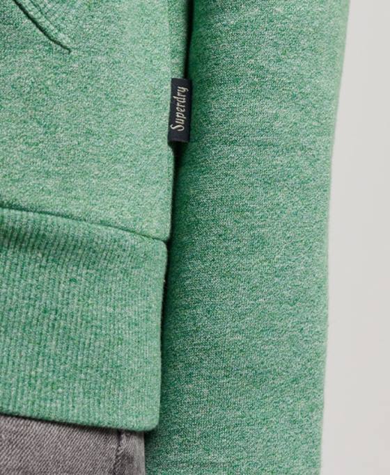 Superdry hanorac de epocă în relief clasa cooper îmbrăcăminte verde bărbați JX0Z691