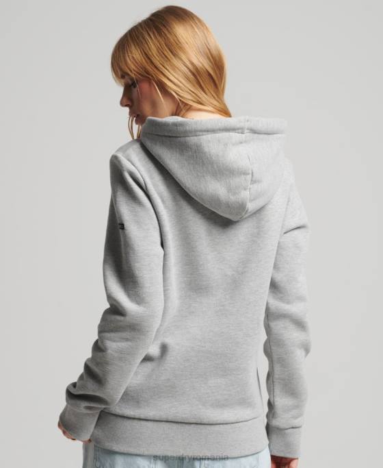 Superdry hanorac de interes local îmbrăcăminte gri femei JX0Z5761