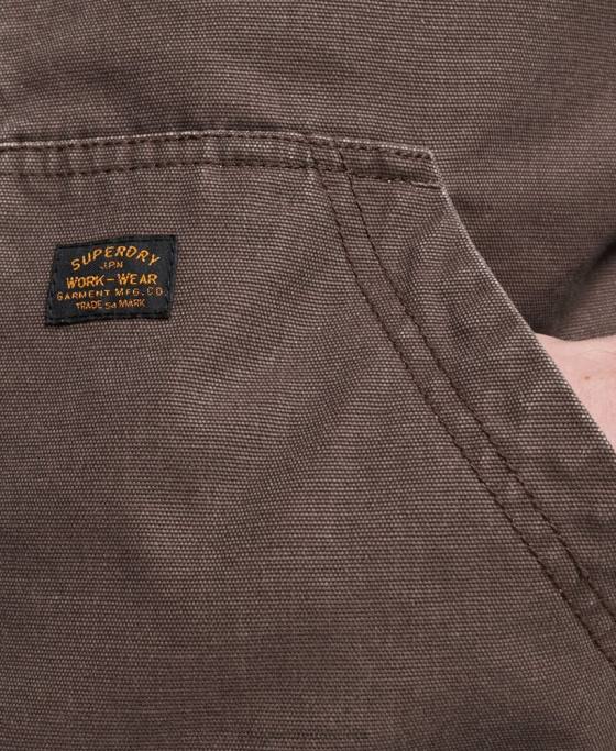 Superdry hanorac de lucru îmbrăcăminte maro bărbați JX0Z25