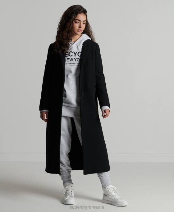 Superdry hanorac de oraș reciclat îmbrăcăminte gri deschis femei JX0Z5835