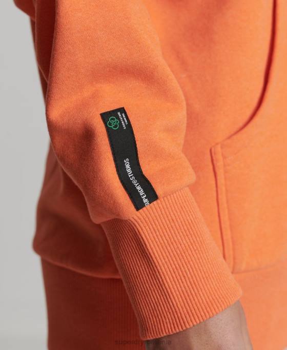 Superdry hanorac de oraș reciclat îmbrăcăminte portocale femei JX0Z5905
