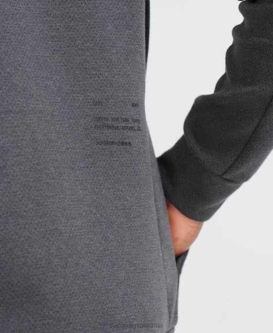 Superdry hanorac de performanță al trenului îmbrăcăminte gri bărbați JX0Z5376