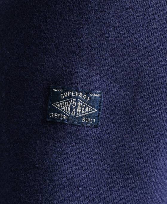 Superdry hanorac de sezon cu logo vintage îmbrăcăminte marina bărbați JX0Z883