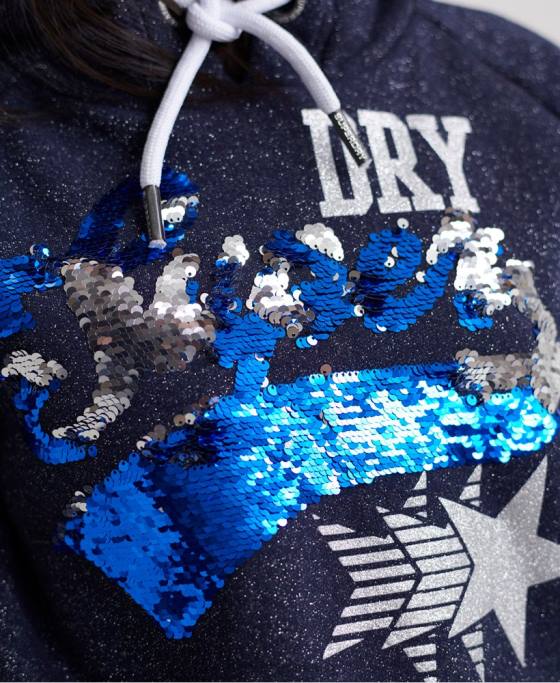 Superdry hanorac de stea de tip boutique îmbrăcăminte marina femei JX0Z3509