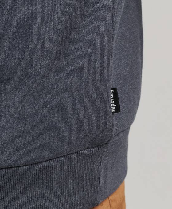 Superdry hanorac echipaj autocolant de călătorie îmbrăcăminte marina bărbați JX0Z510