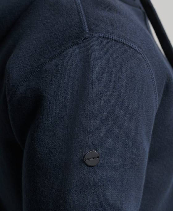 Superdry hanorac esențial din bumbac organic îmbrăcăminte marina bărbați JX0Z5050