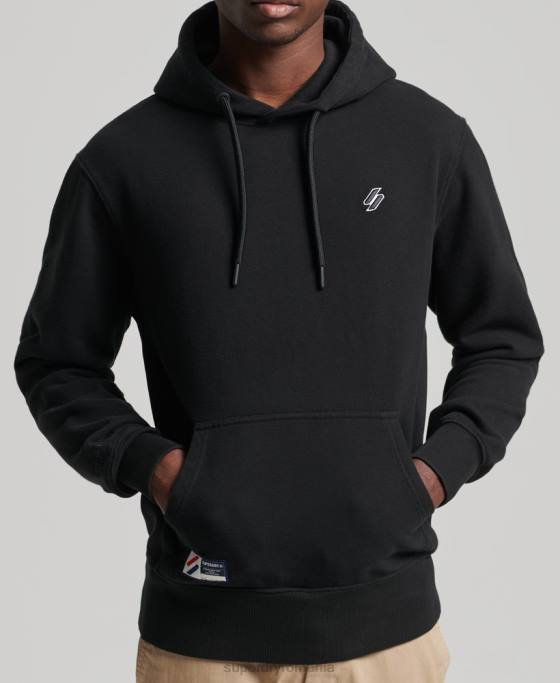 Superdry hanorac esențial îmbrăcăminte negru bărbați JX0Z861