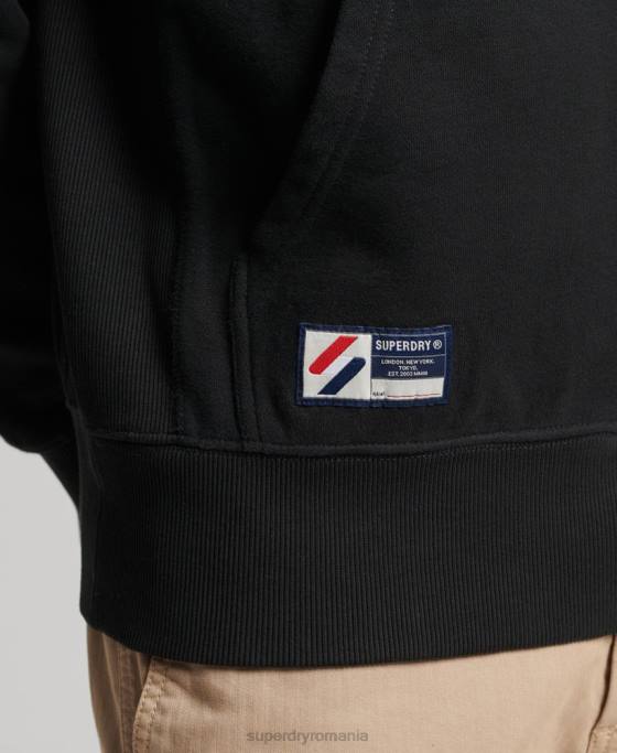 Superdry hanorac esențial îmbrăcăminte negru bărbați JX0Z861