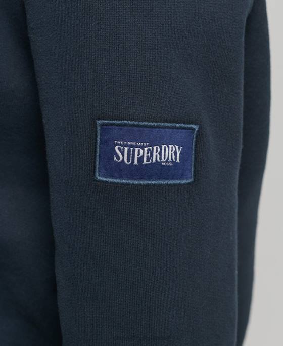 Superdry hanorac floral în stil script îmbrăcăminte marina femei JX0Z6773