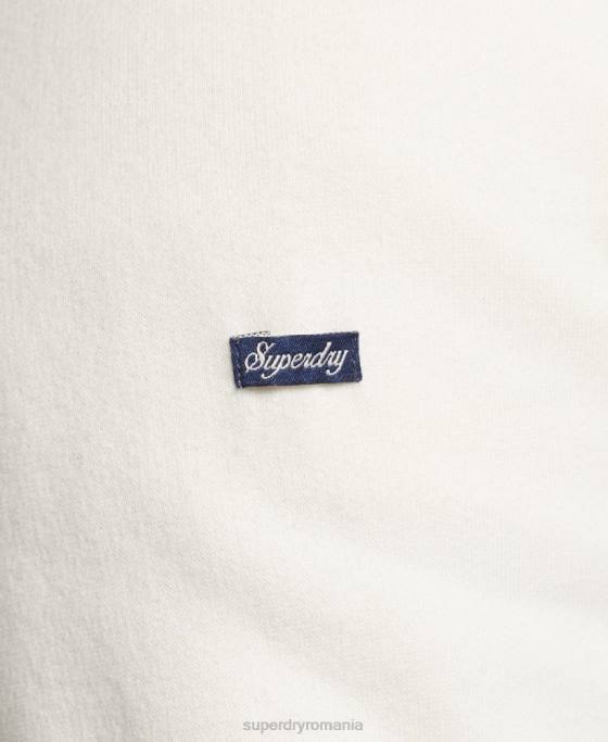 Superdry hanorac grafic carte poștală de călătorie îmbrăcăminte cremă bărbați JX0Z5141