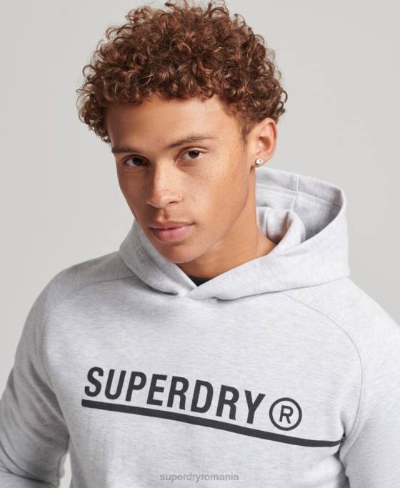 Superdry hanorac grafic code tech îmbrăcăminte gri bărbați JX0Z5103