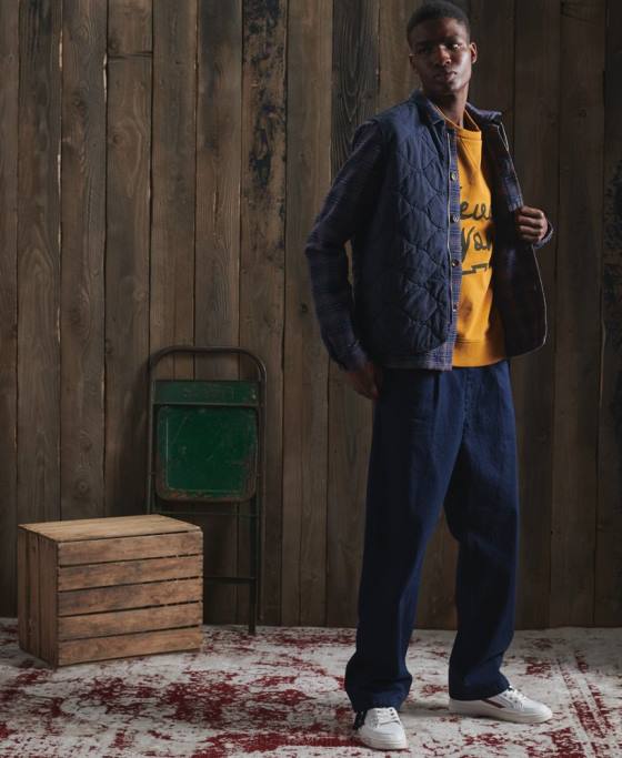 Superdry hanorac grafic uscat ediție limitată îmbrăcăminte galben bărbați JX0Z5235