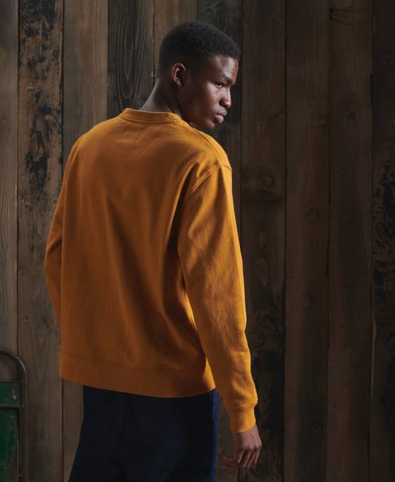 Superdry hanorac grafic uscat ediție limitată îmbrăcăminte galben bărbați JX0Z5235