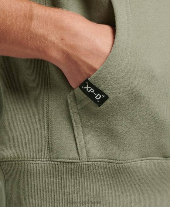 Superdry hanorac grafic xp-d loose crew îmbrăcăminte kaki bărbați JX0Z5098