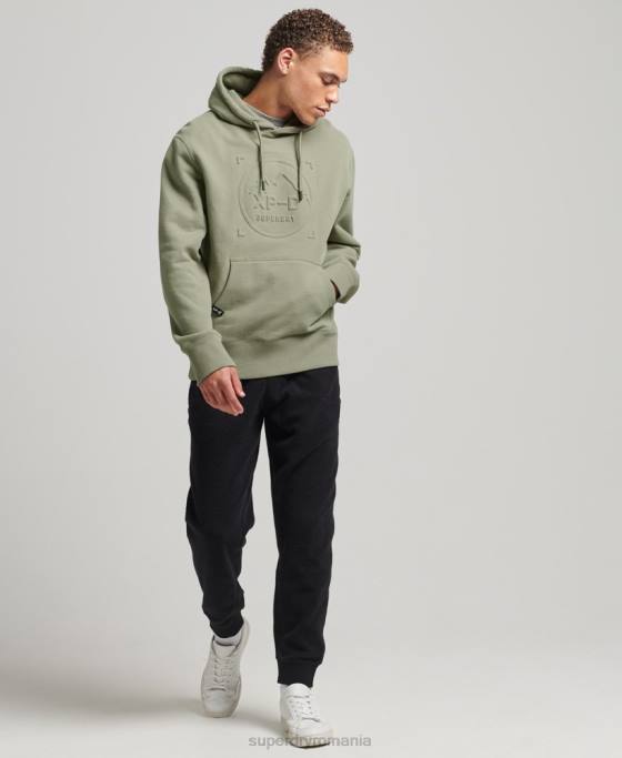 Superdry hanorac grafic xp-d loose crew îmbrăcăminte kaki bărbați JX0Z5098