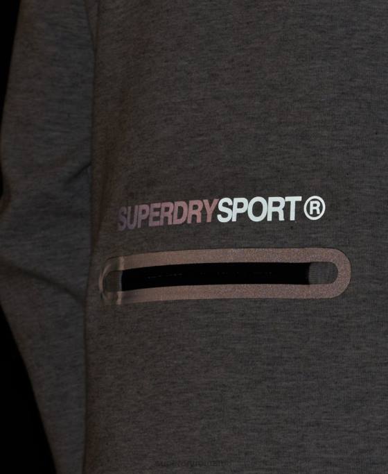 Superdry hanorac gymtech îmbrăcăminte gri bărbați JX0Z536