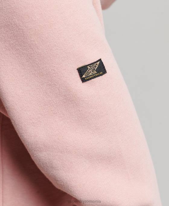 Superdry hanorac impodobit îmbrăcăminte roz femei JX0Z3314
