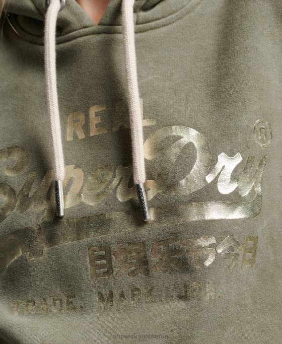 Superdry hanorac impodobit îmbrăcăminte verde femei JX0Z3284
