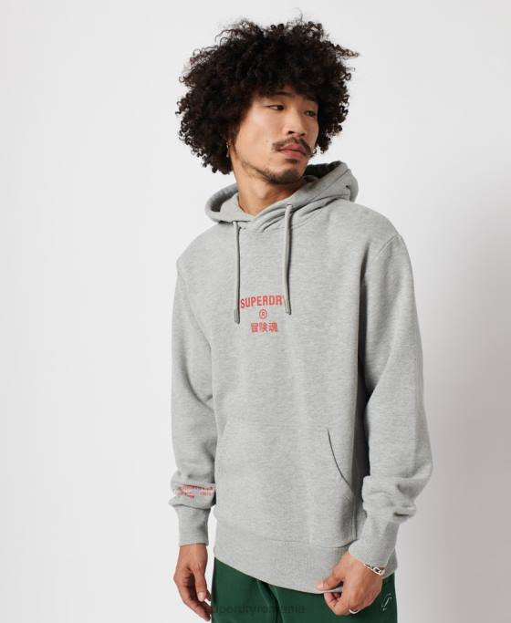 Superdry hanorac independent îmbrăcăminte gri bărbați JX0Z807