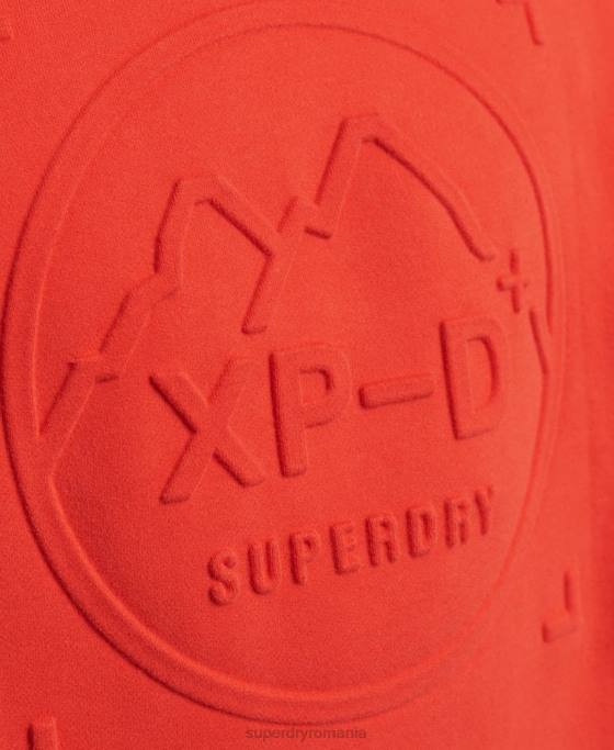 Superdry hanorac largi pentru echipaj expedition îmbrăcăminte roșu bărbați JX0Z5013