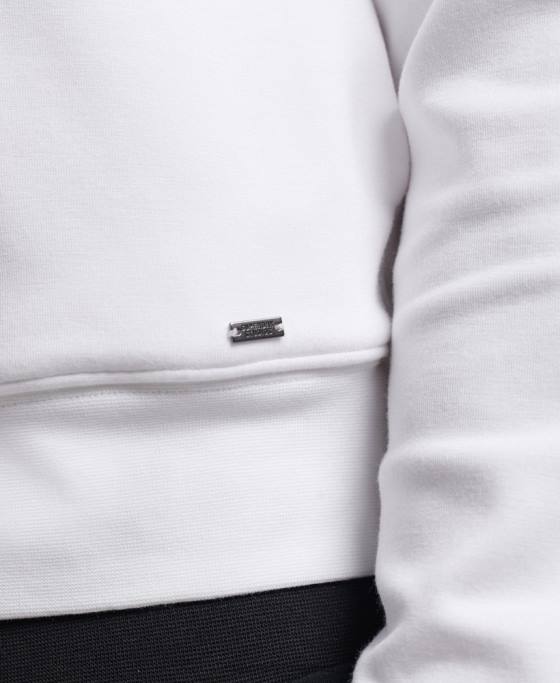 Superdry hanorac moale modal îmbrăcăminte alb femei JX0Z5853