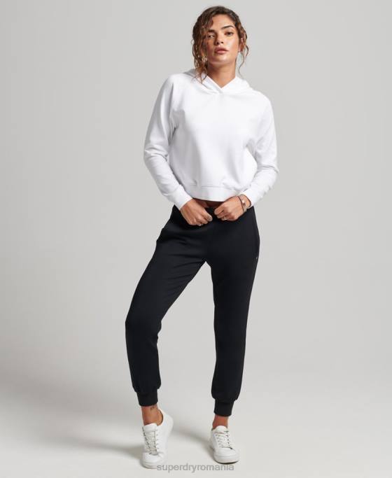 Superdry hanorac moale modal îmbrăcăminte alb femei JX0Z5853