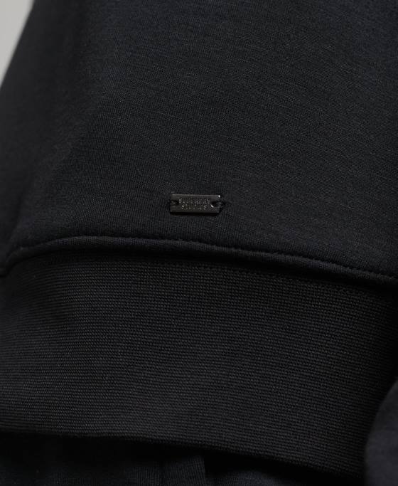 Superdry hanorac moale modal îmbrăcăminte negru femei JX0Z5823