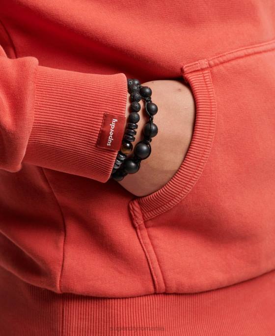 Superdry hanorac neon cu logo vintage îmbrăcăminte roșu bărbați JX0Z569