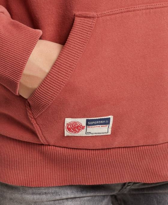 Superdry hanorac pentru colegiu în stil scenariu îmbrăcăminte portocale femei JX0Z3398