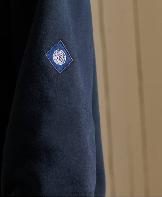 Superdry hanorac pentru echipaj colegial îmbrăcăminte marina femei JX0Z5998