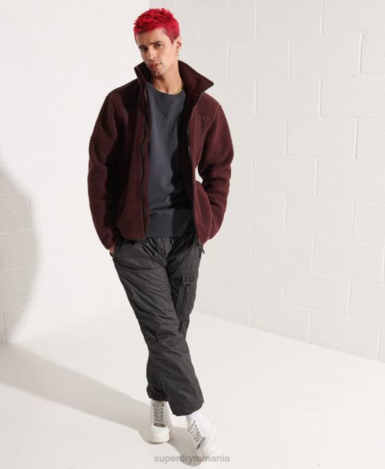 Superdry hanorac pentru echipaj grafic expedition îmbrăcăminte negru bărbați JX0Z5057