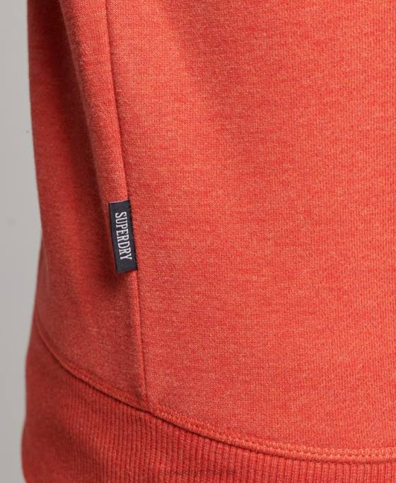 Superdry hanorac pentru echipajul de baseball îmbrăcăminte portocale bărbați JX0Z700