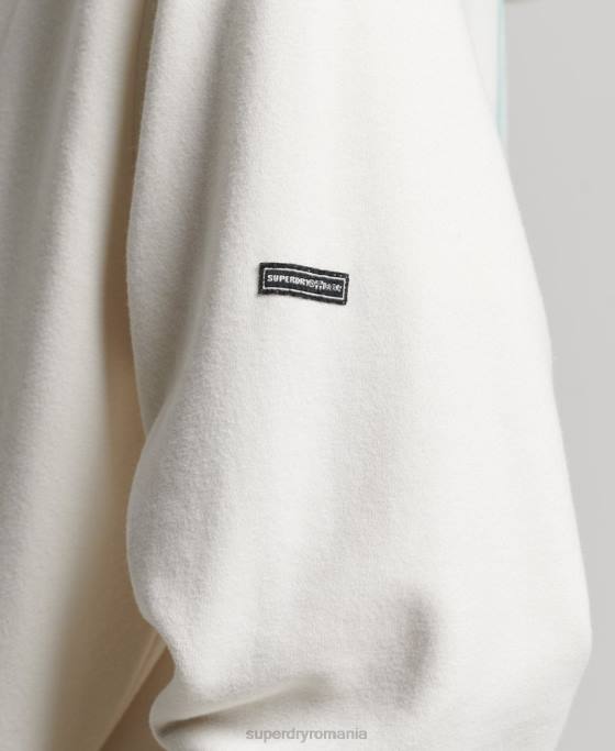 Superdry hanorac popular nomade îmbrăcăminte alb femei JX0Z3410