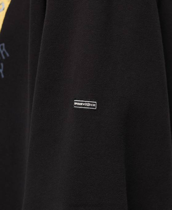 Superdry hanorac popular nomade îmbrăcăminte negru femei JX0Z3290