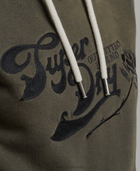 Superdry hanorac pride  craft îmbrăcăminte gri inchis femei JX0Z5816