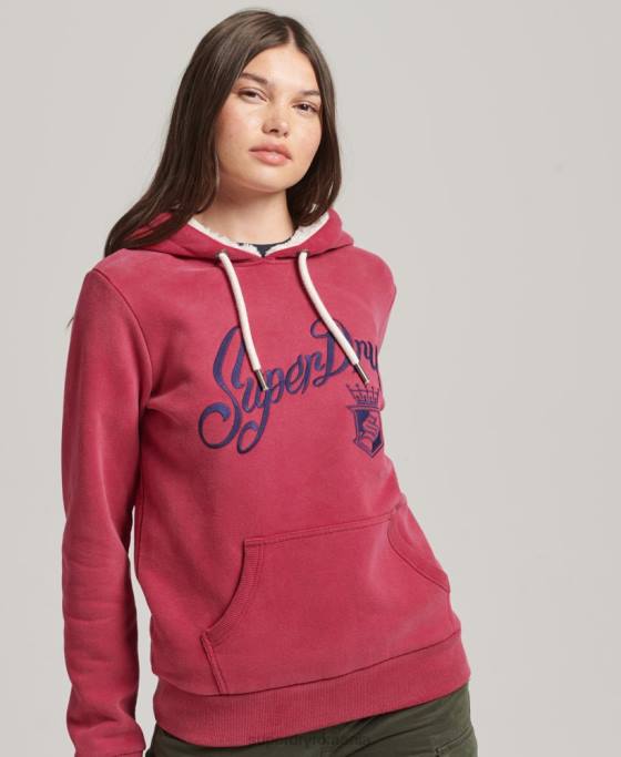 Superdry hanorac pride  craft îmbrăcăminte roșu femei JX0Z3399