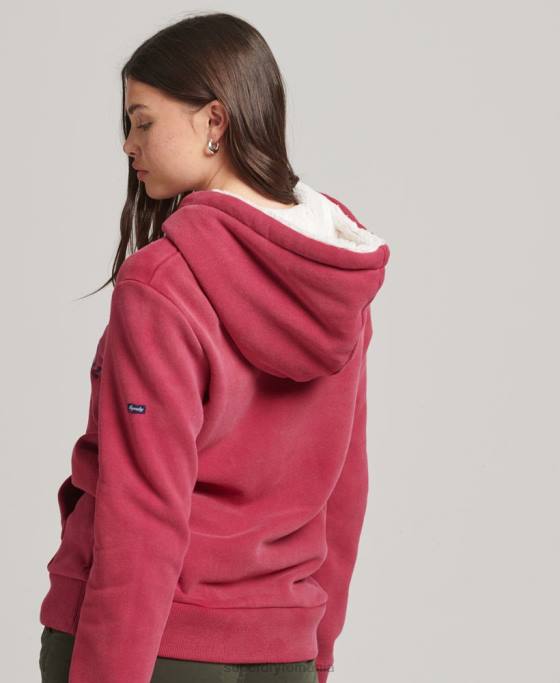 Superdry hanorac pride  craft îmbrăcăminte roșu femei JX0Z3399