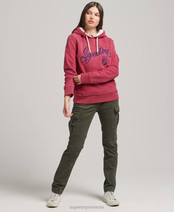 Superdry hanorac pride  craft îmbrăcăminte roșu femei JX0Z3399