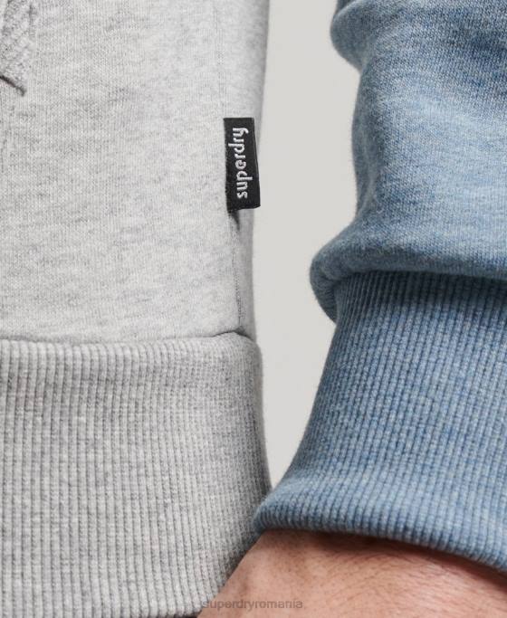 Superdry hanorac raglan clasa cooper îmbrăcăminte gri bărbați JX0Z594