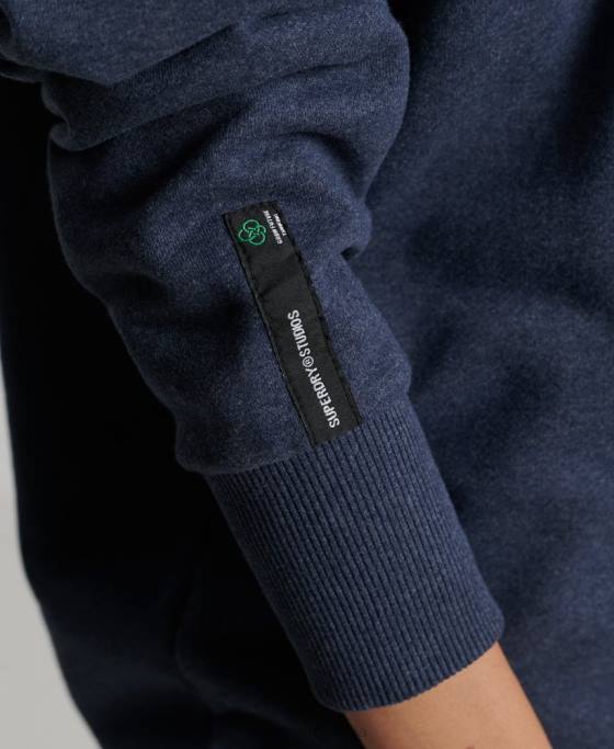 Superdry hanorac reciclat pentru echipajul orașului îmbrăcăminte albastru femei JX0Z5833