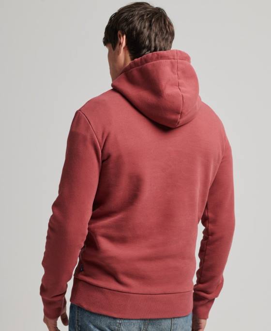 Superdry hanorac scriitor semn îmbrăcăminte roșu bărbați JX0Z5137