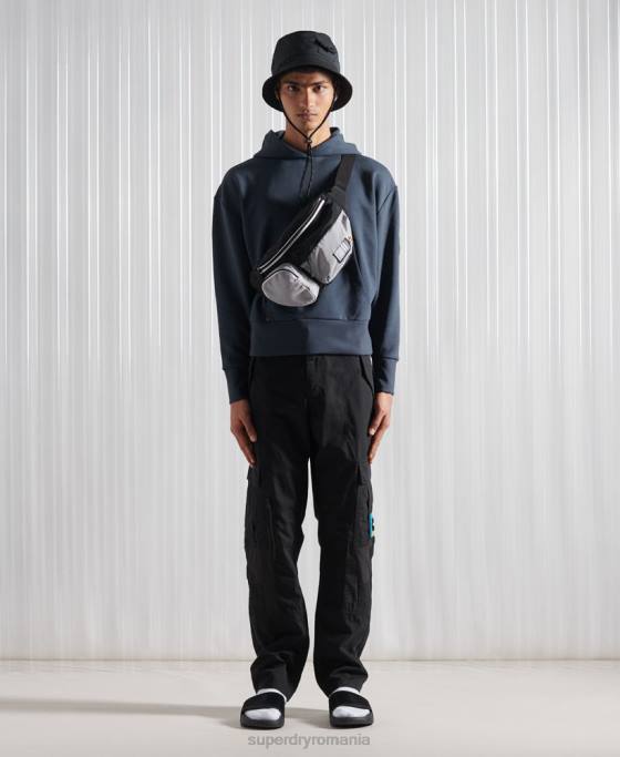 Superdry hanorac sdx box drop ediție limitată îmbrăcăminte albastru inchis bărbați JX0Z896