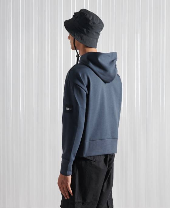 Superdry hanorac sdx box drop ediție limitată îmbrăcăminte albastru inchis bărbați JX0Z896